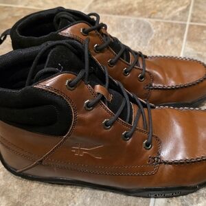 KURU Men's Black and Brown Leather Boots